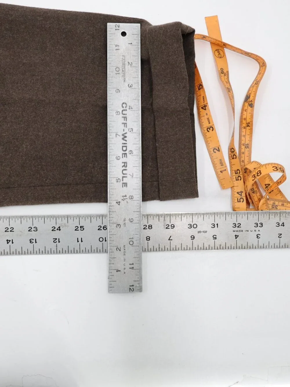 Vintage Polo Ralph Lauren Dress Pants Mens 30 Straight Leg Pleated Wool Cuffed